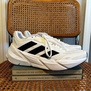adidas Adistar 1 Men's Running Shoes Sneakers Cloud White Black size 10